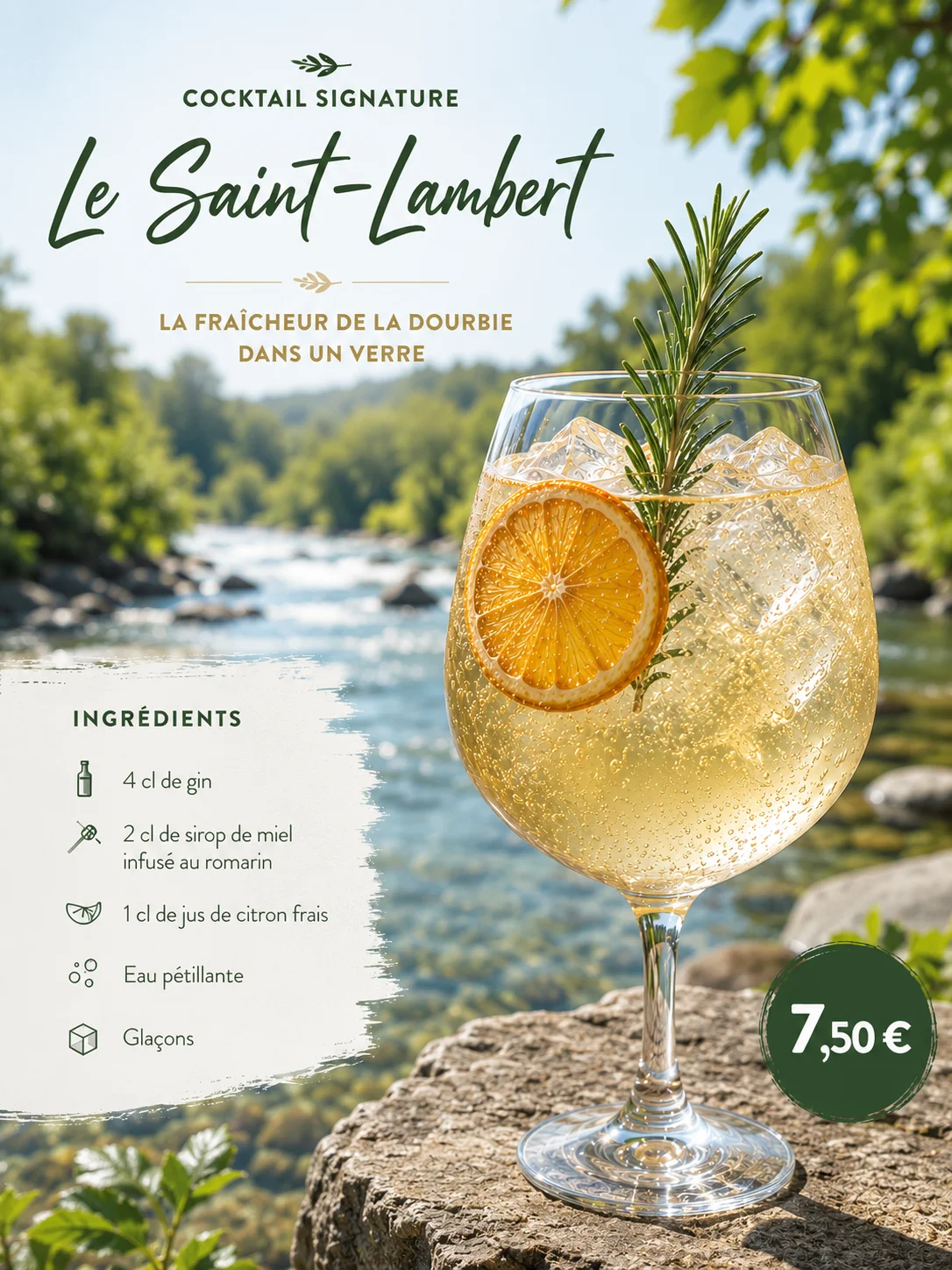 Le Saint-Lambert, notre cocktail signature